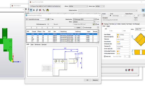 Die einzige SolidCAM Integration mit WinTool – inklusive Drehen!