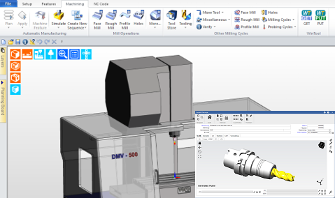 WinTool hat die neueste Edgecam Integration - ob Fräsen oder Drehen. 