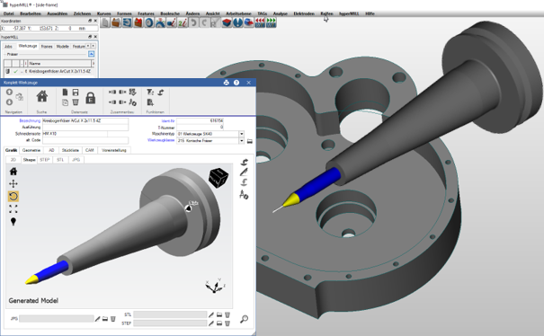 CAM Integrationslösung von WinTool.