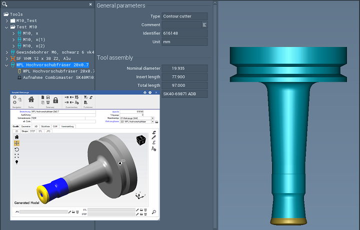 Tebis Integration mit WinTool!