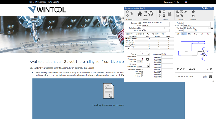 Digitize and automate your CNC manufacturing with WinTool. 